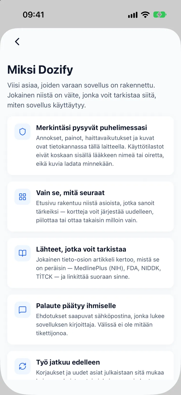 Ei tiliä. Mikään ei lähde puhelimestasi.
