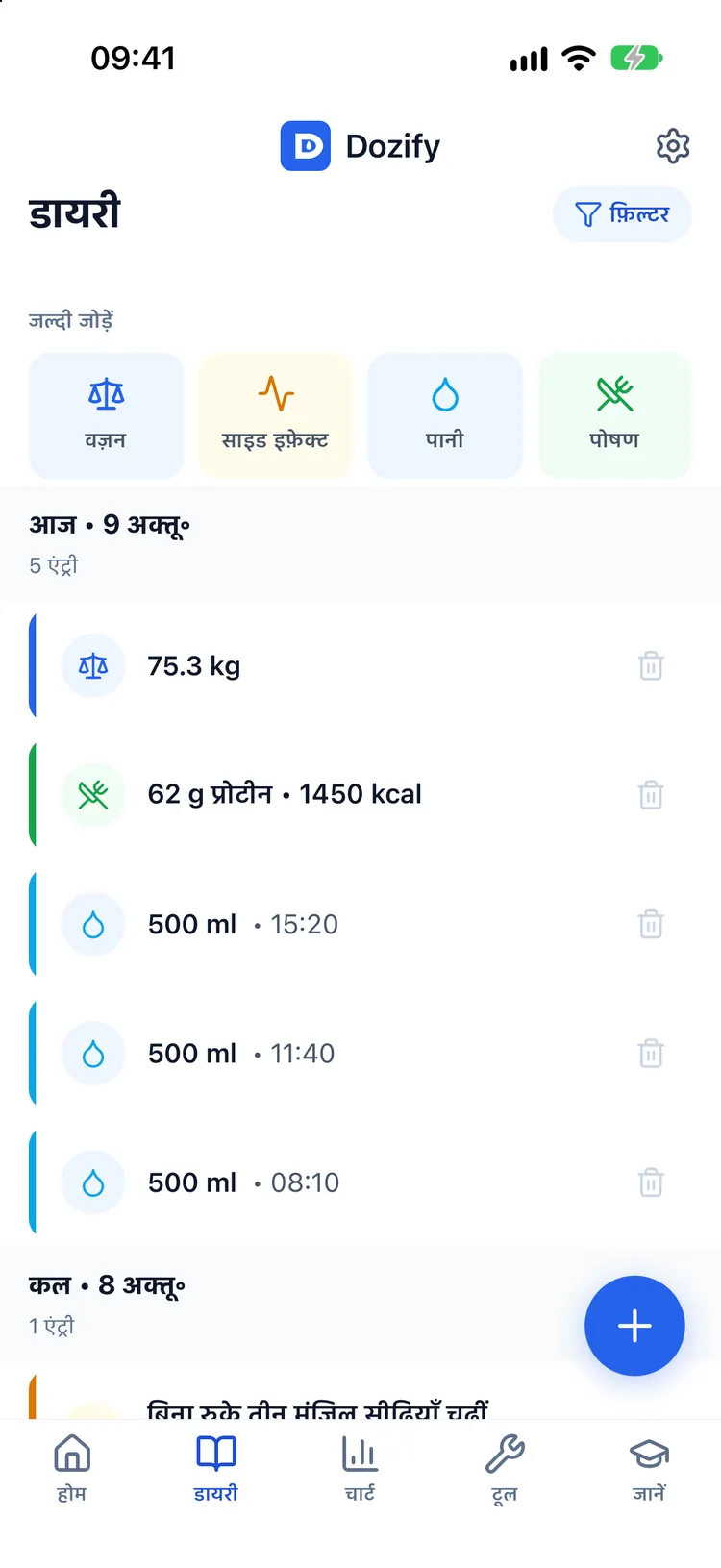 देखें कि आपके लक्षण असल में कब हुए
